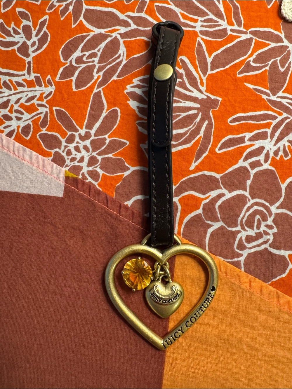 Vintage Juicy Couture Heart Bag Charm